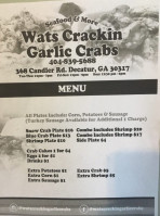 Wats Crackin Garlic Crab food