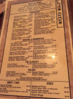 Wicked Willy's Grill menu
