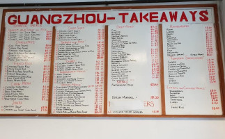 Guangzhou Takeaways menu
