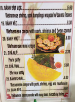 Ngoc Mai Restaurant menu