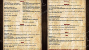 Horn Dawgs Tap Grill menu