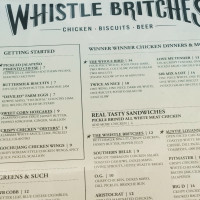 Whistle Britches Dallas menu