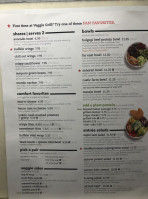 Veggie Grill menu