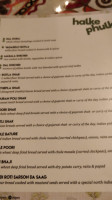 Vatan Indian Vegetarian Cuisine Bakery, Jersey City menu