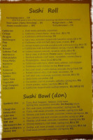The Rice Bowl menu
