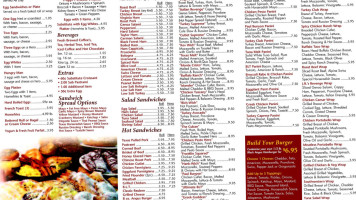 Valley Caterers menu
