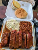 Old Plantation Barbecue food
