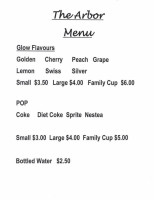 Arbor Restaurant menu