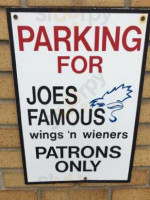 Joe's Famous Wings Weiners food