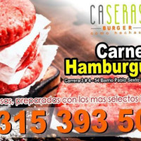 Caseras Burger food
