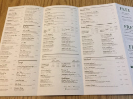 Bangkok Pinto menu