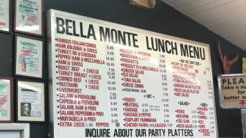 Bella Monte Italian Deli food