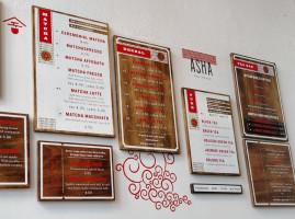 Asha Tea House menu