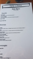 Carly's Bistro menu