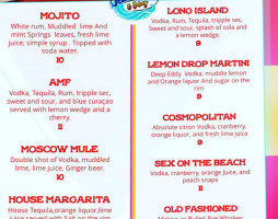 Alki Beach Pub menu