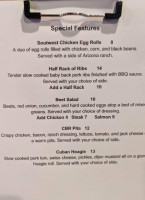 The Broad Street Grill menu
