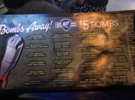 B-17 Bombers Oyster Pub menu