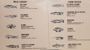 California Fish Grill menu
