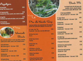 Coco Vietnamese Sandwiches Pho Noodle Soup menu