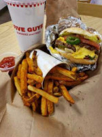 Five Guys Burgers Fries food