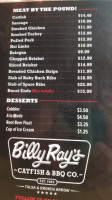 Billy Ray's Catfish Bbq Broken Arrow menu