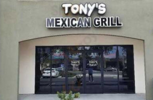 Tony's Mexican Grill Riverside food
