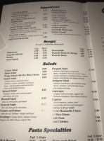Bella Notte menu