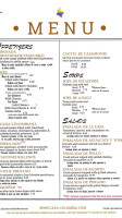 Casa Colombia Restaurant menu