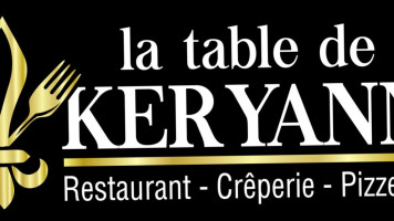 La Table De Keryann food