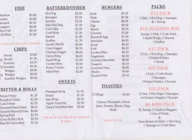 Nolantown Takeaways menu