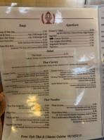 Erawan Cafe menu