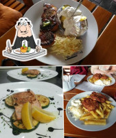 Penzion A Restaurace Pomnenka food
