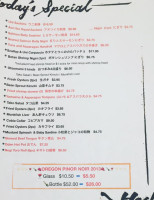 Hachi Japanese Yakitori Izakaya menu