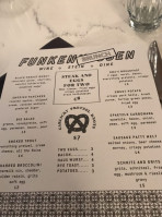 Funkenhausen menu