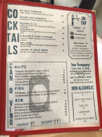 The Flying Horse Taproom menu