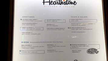 Hearthstone Kitchen Cellar menu