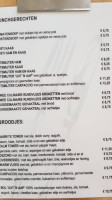 Harry's Eetcafé menu