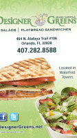 Designer Greens Orlando food