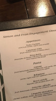 Della Terra menu