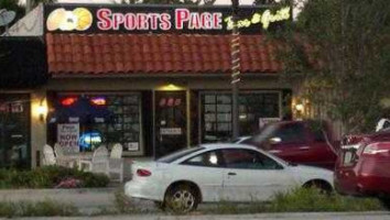 Sports Page And Grill outside