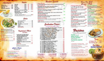 El Ranchero Mexican menu