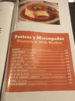 Megachuzo menu