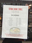 Stone Bowl Korean Restaurant menu