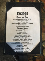 Cyclops menu