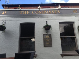 The Compasses outside