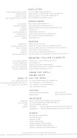 Il Mulino Prime Soho menu