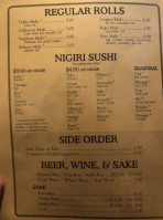 Momoya Sushi Bento menu