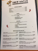 Indy Tacos menu
