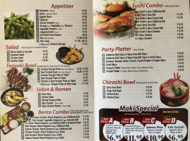 Maki Yaki menu