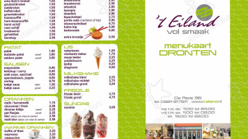't Eiland Nunspeet menu